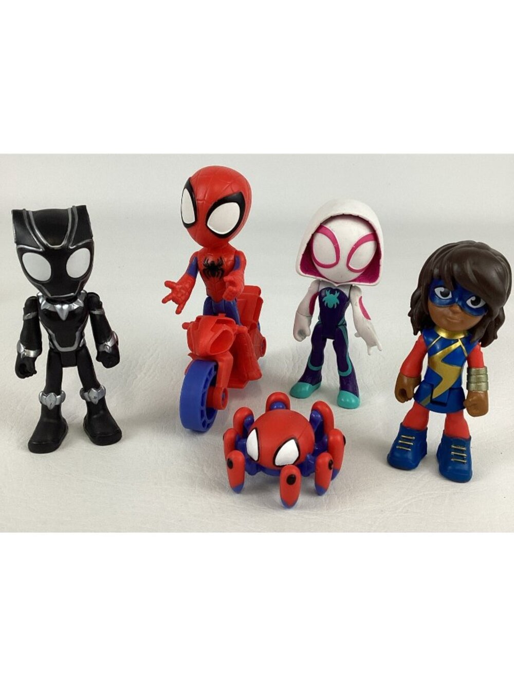 Marvel Spidey & His Amazing Friends Ghost Spider Gwen 4" Figures Black Panther